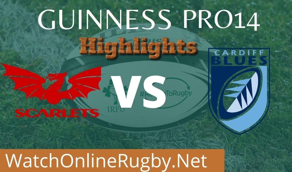 Scarlets Vs Cardif Blues Highlights 2020 Rd 14