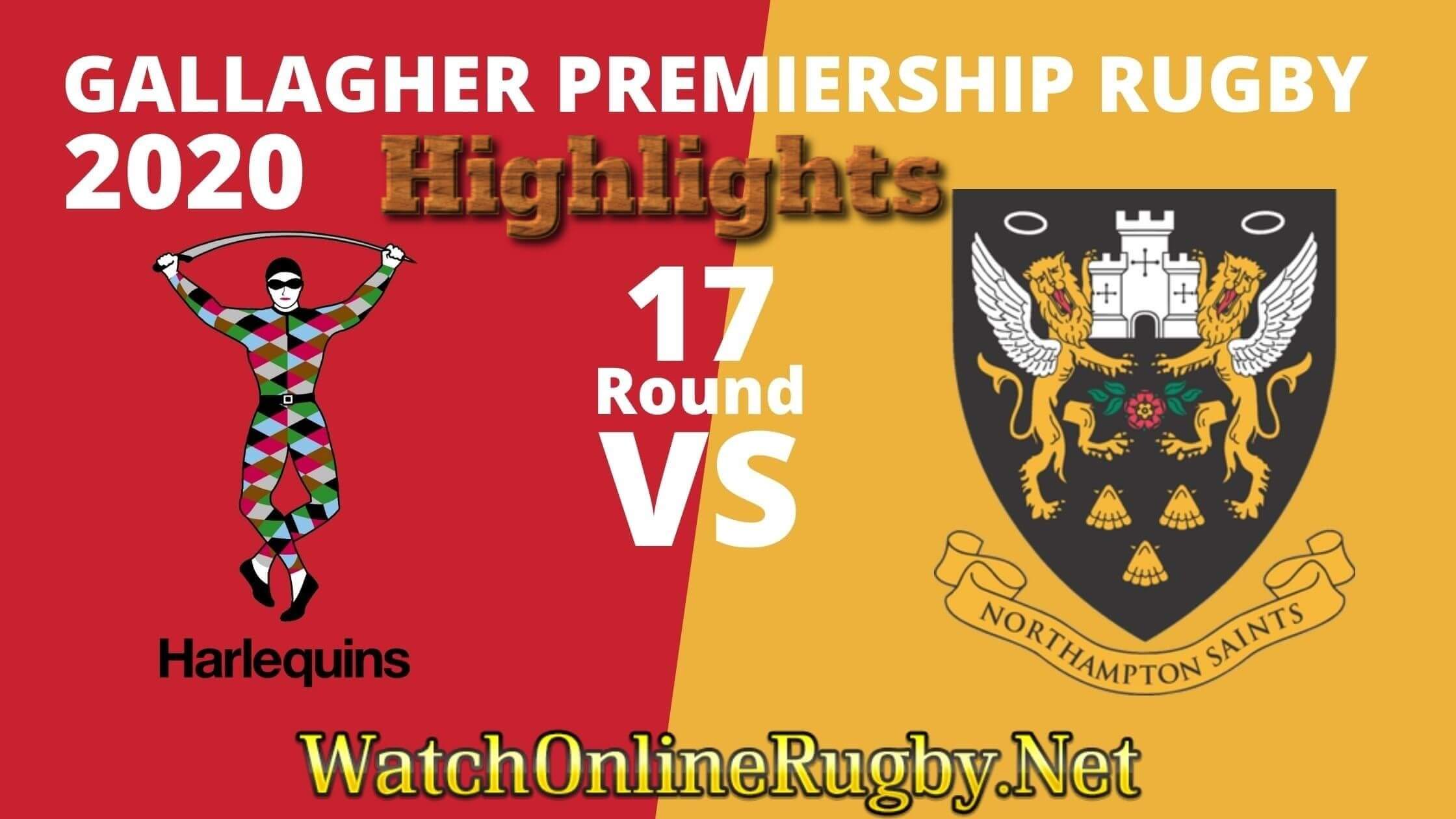 Harlequins Vs Saints Rd 17 Highlights 2020