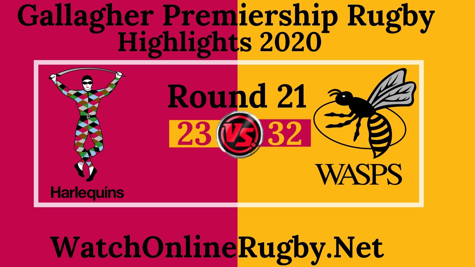 Harlequins vs Wasps Highlights 2020 Rd 21 Premiership Rugby