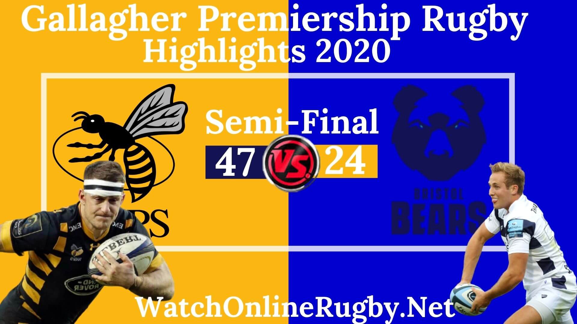 Wasps Vs Bristol Bears Highlights 2020 Semi Final Premiership Rugby