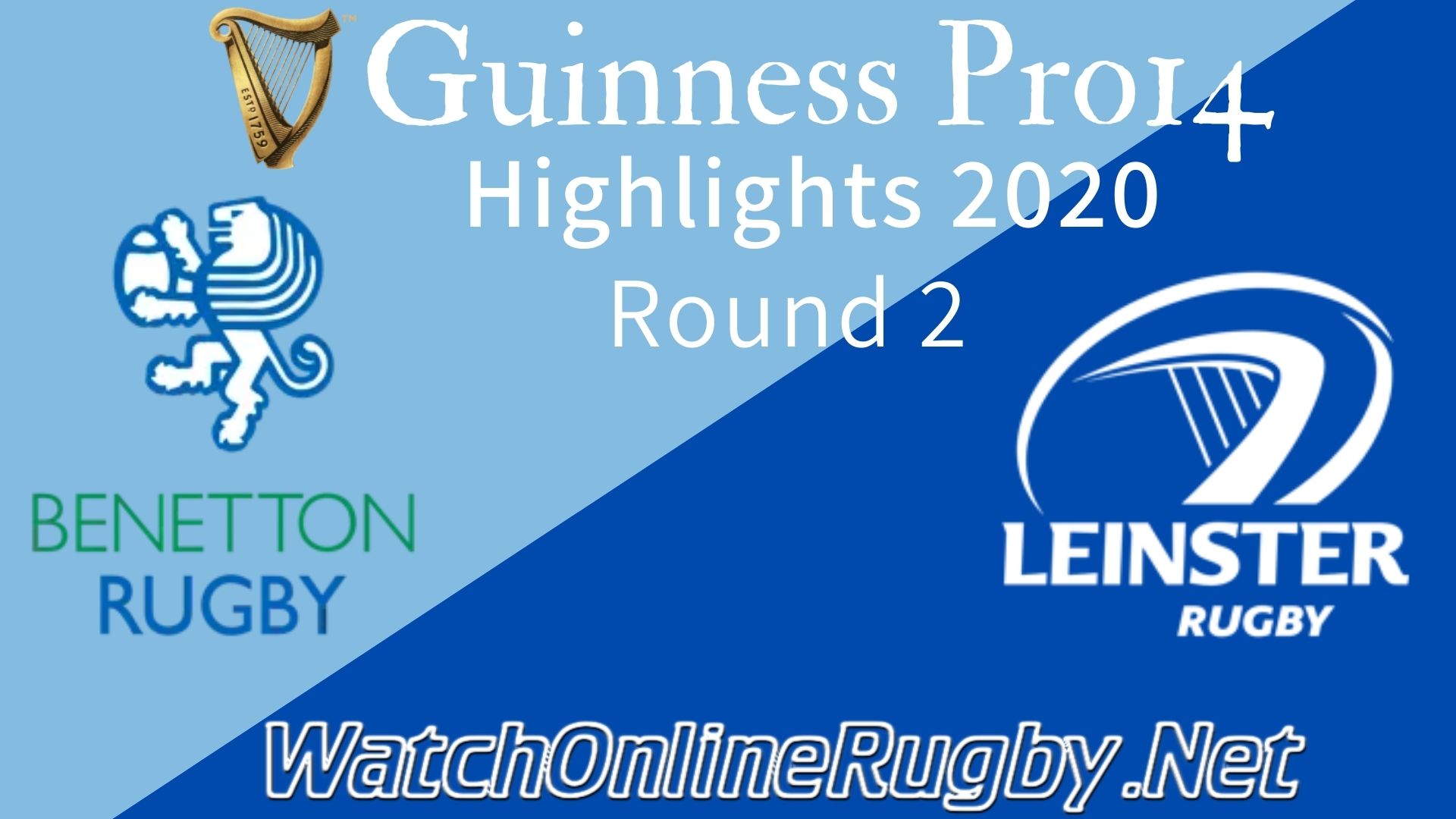 Benetton vs Leinster RD 2 Highlights 2020