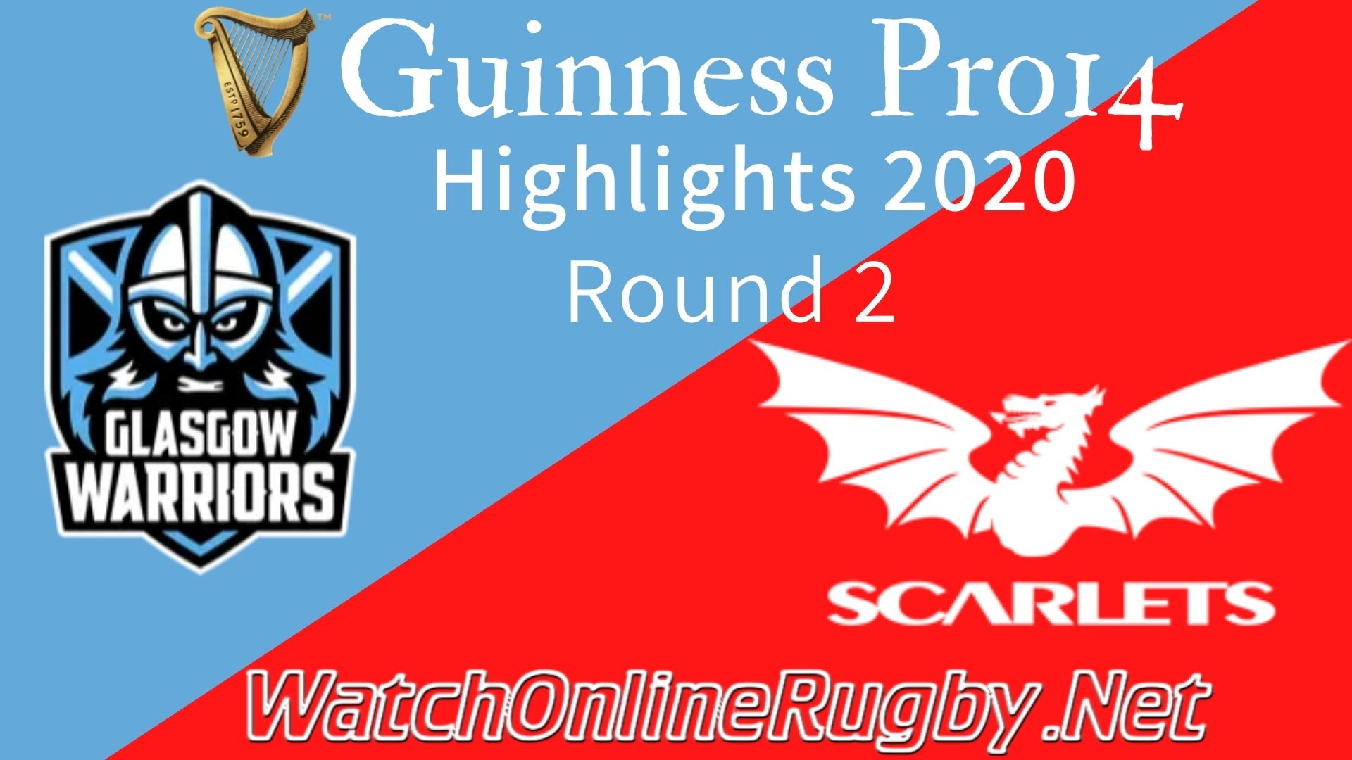 Glasgow Warriors vs Scarlets RD 2 Highlights 2020