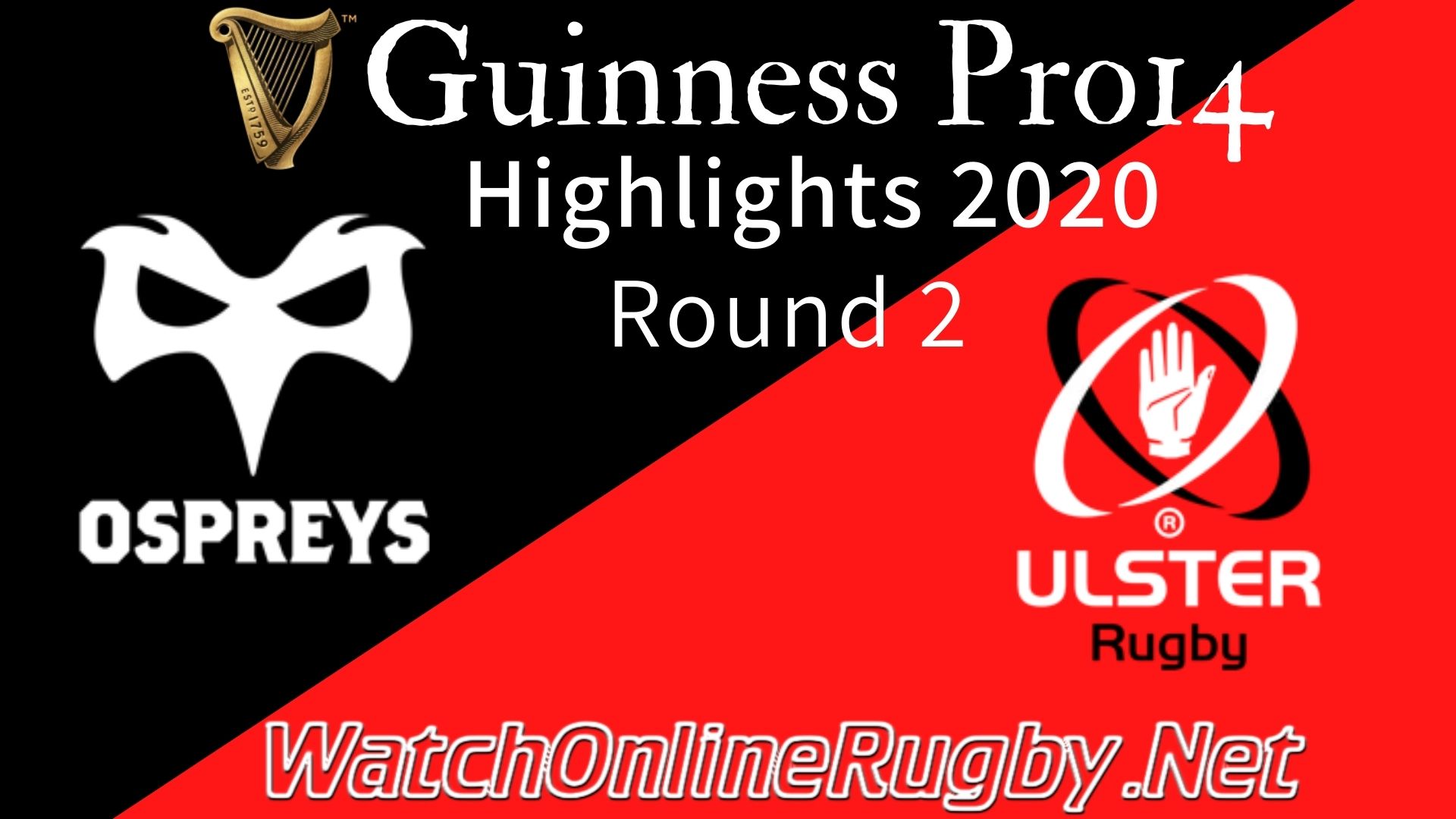 Ospreys vs Ulster RD 2 Highlights 2020