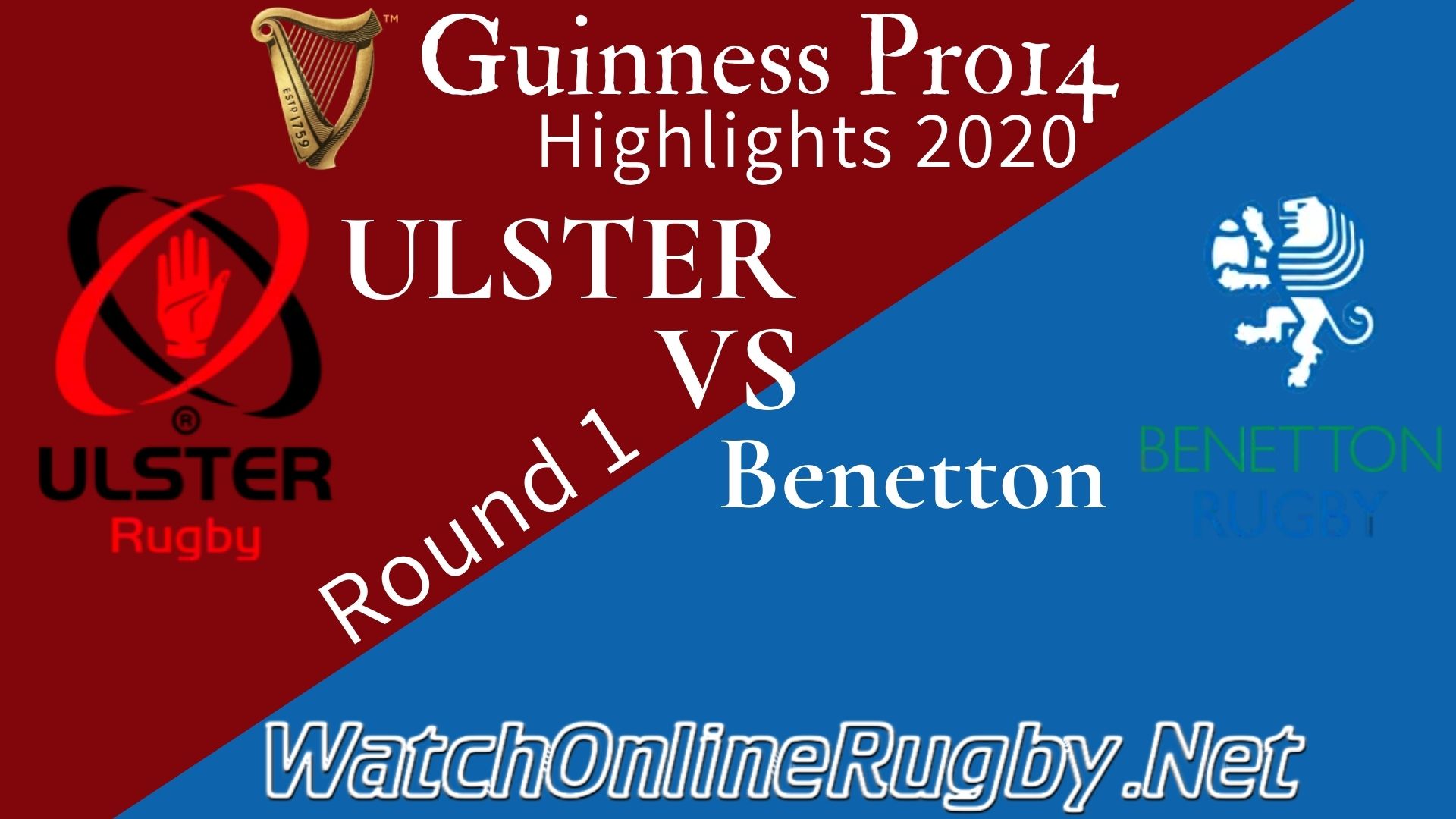 Ulster vs Benetton RD 1 Highlights 2020