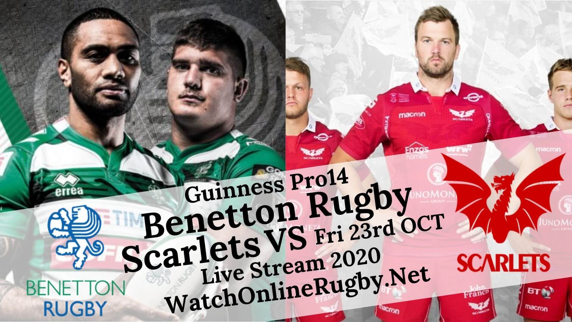 Benetton Rugby Vs Scarlets Guinness PRO14 2020