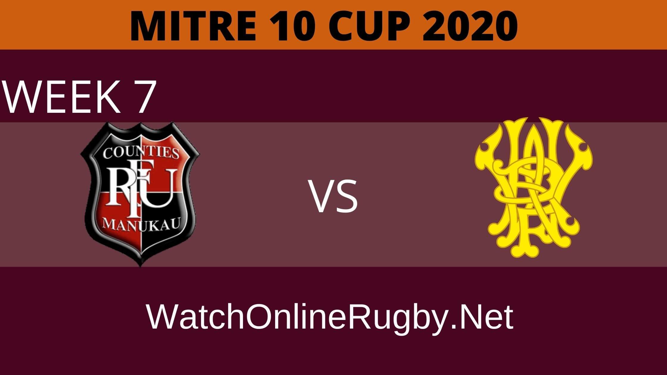 Counties Manukau vs Wellington Mitre 10 Cup 2020 Week 7