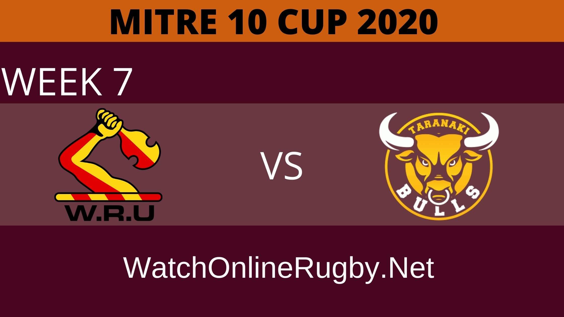 Waikato Vs Taranaki Mitre 10 Cup 2020 Week 7