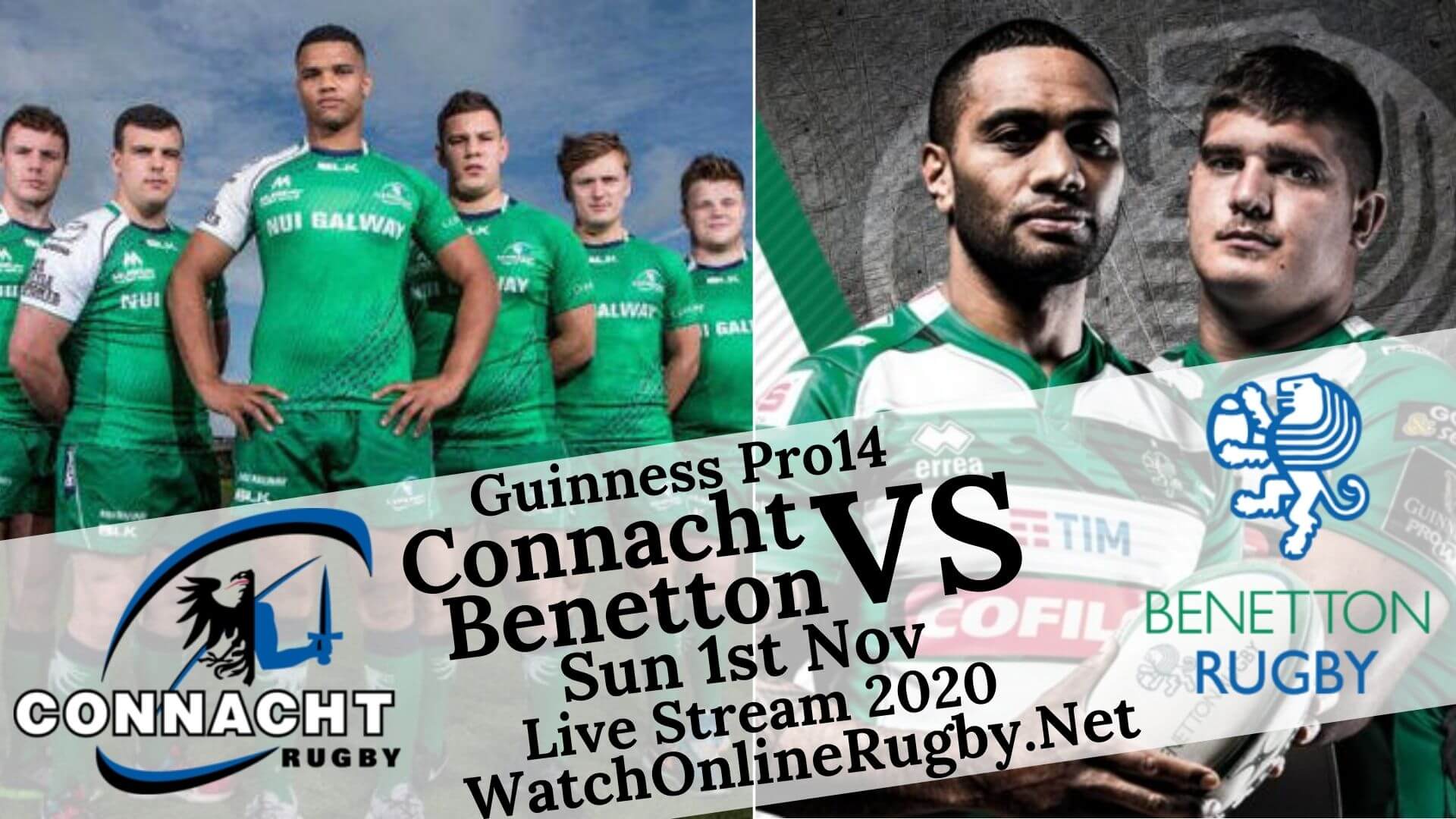 Connacht Vs Benetton Guinness PRO14 2020