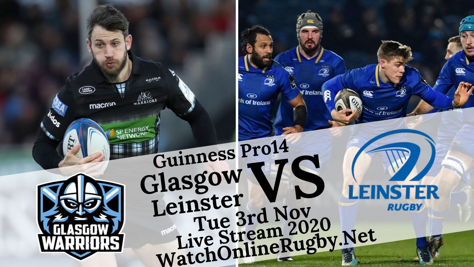 Glasgow Warriors vs Leinster Guinness PRO14 2020