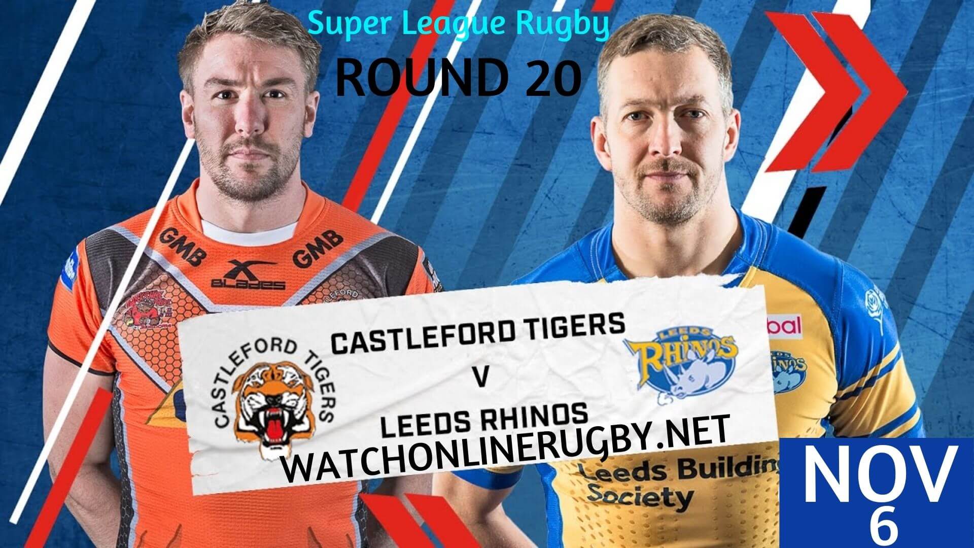 Castleford Tigers vs Leeds Rhinos Super League Rugby 2020