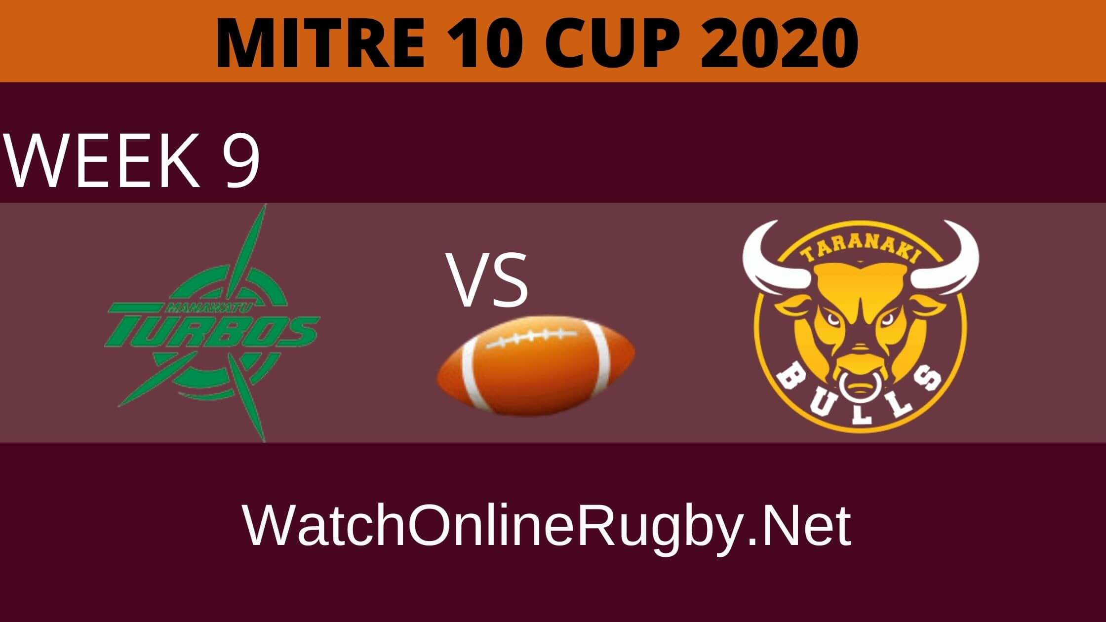 Manawatu Vs Taranaki Mitre 10 Cup 2020 Week 9