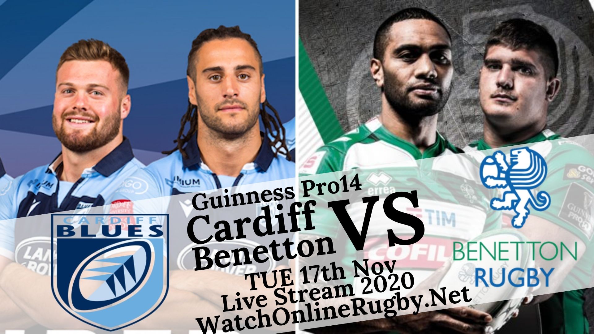 Cardiff Blues Vs Benetton Rugby Guinness PRO14 2020