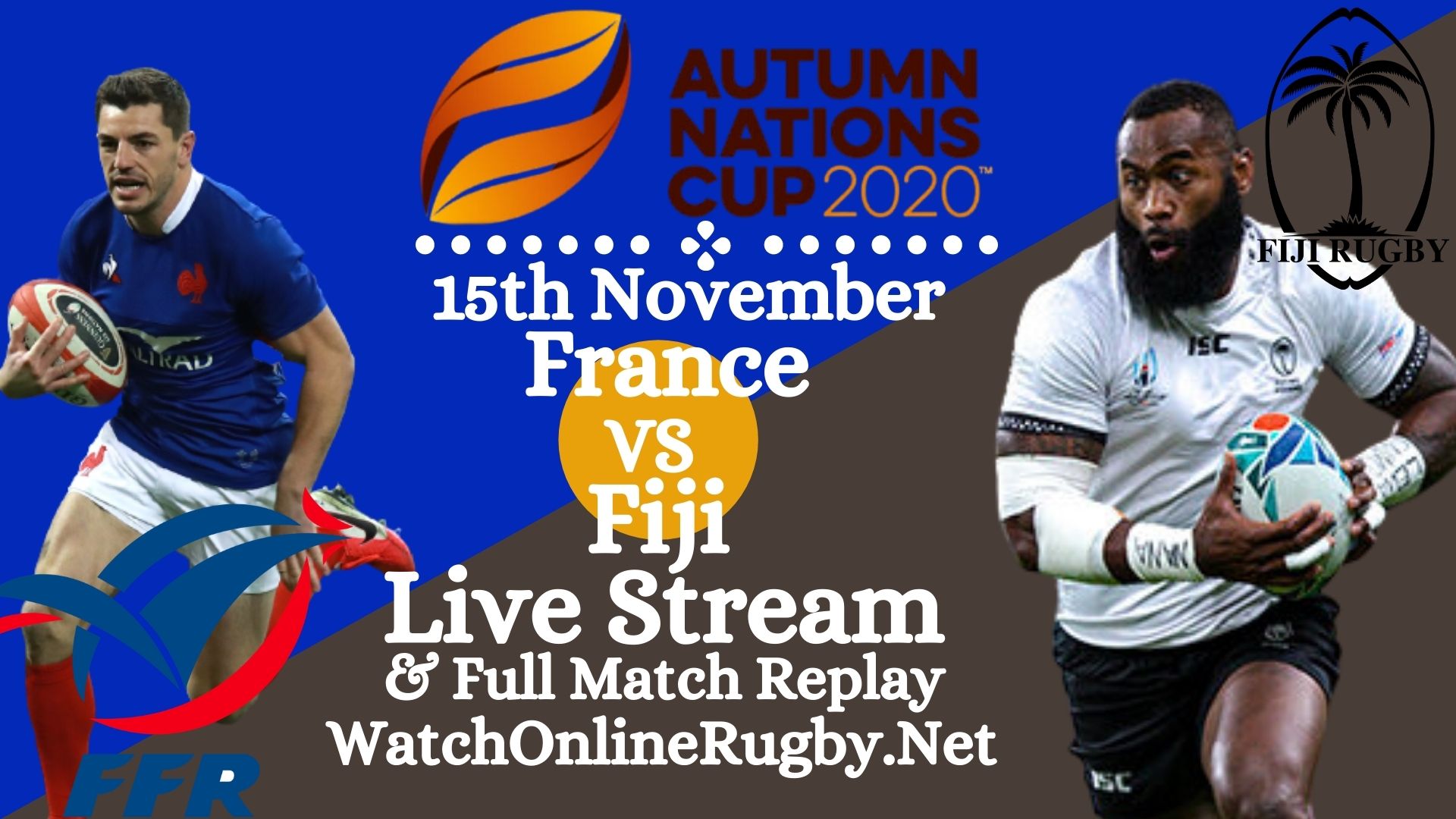 France Vs Fiji Autumn Nations Cup 2020