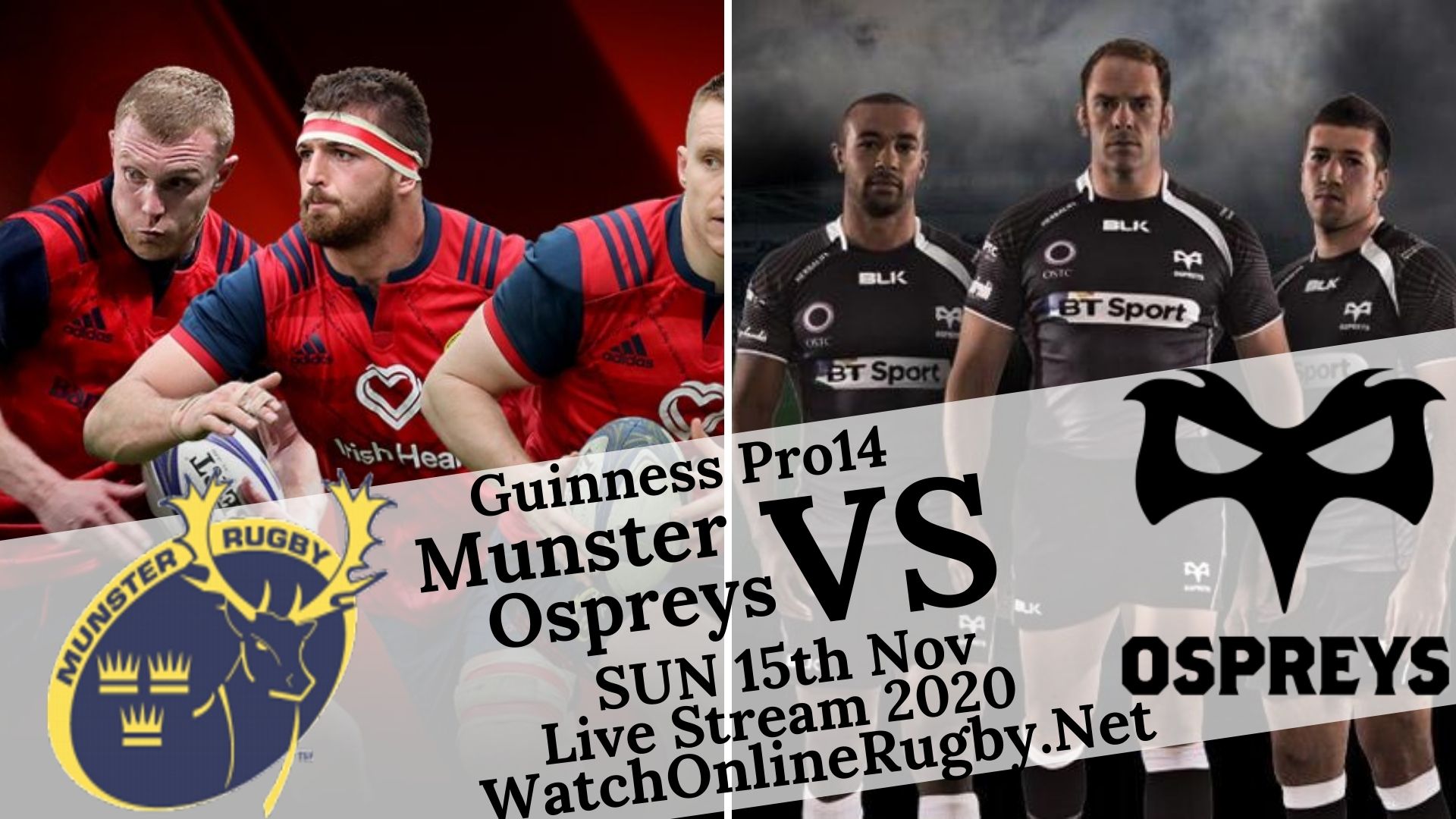 Munster Vs Ospreys Guinness PRO14 2020