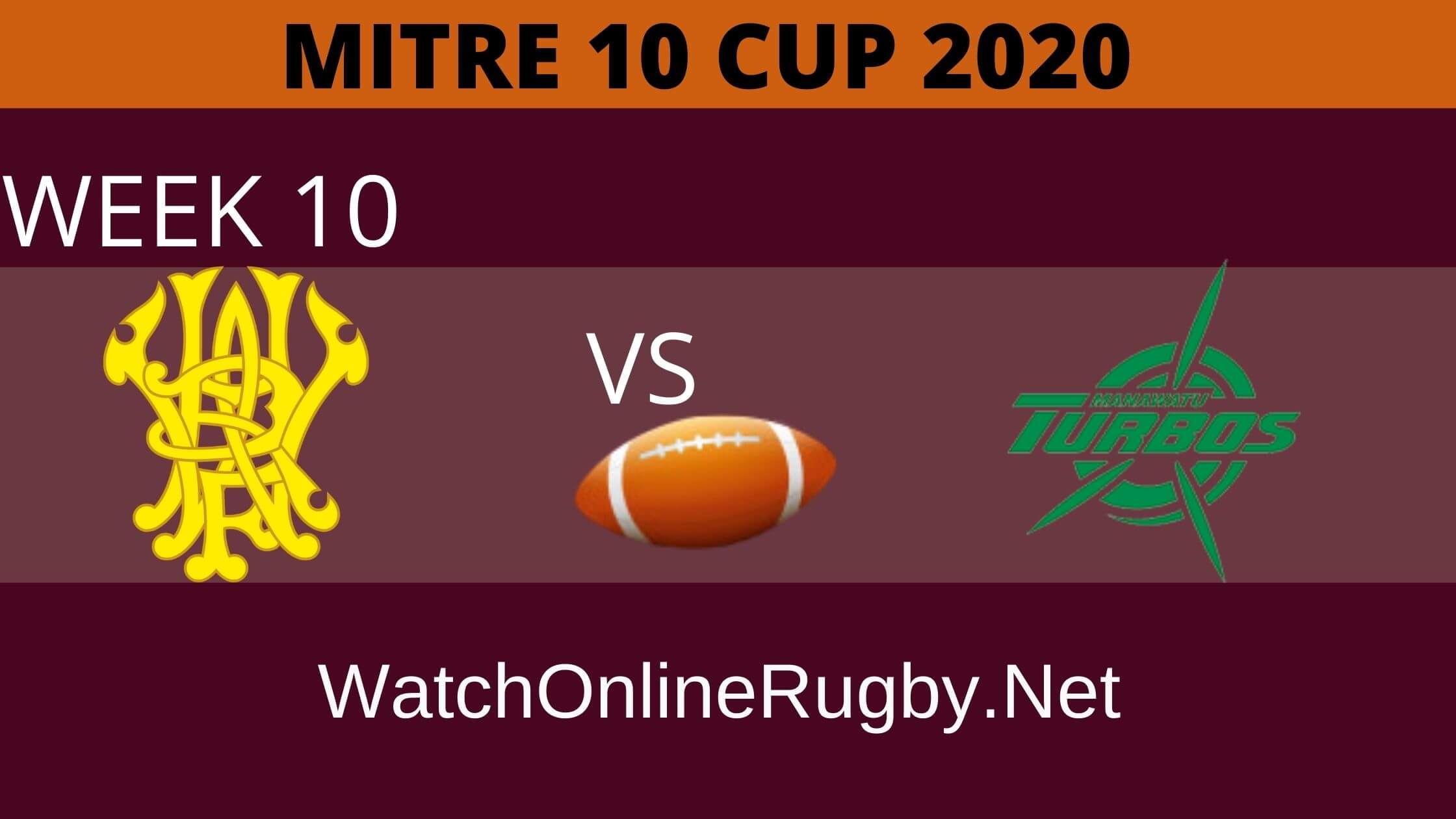 Wellington Vs Manawatu Mitre 10 Cup 2020 Week 10