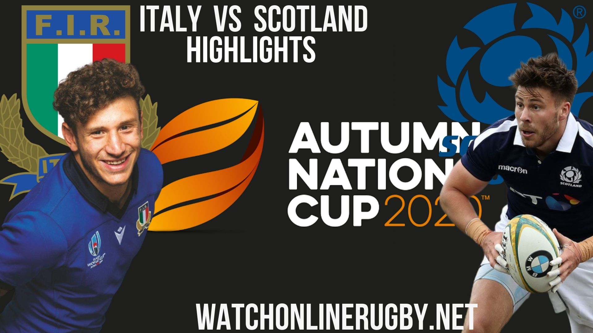 Italy Vs Scotland Autumn Nations Cup 2020
