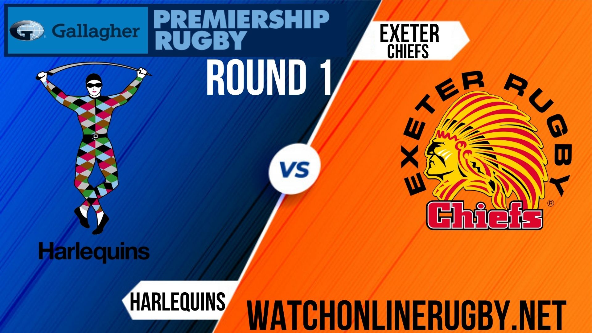Harlequins vs Exeter Chiefs Premiership Rugby 2020 RD 1