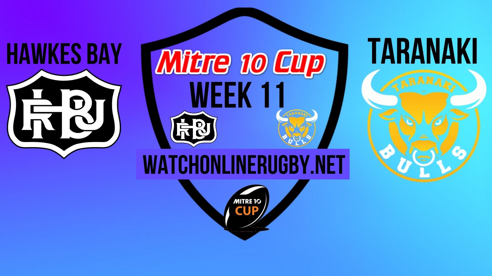 Hawkes Bay Vs Taranaki Mitre 10 Cup 2020 Week 11