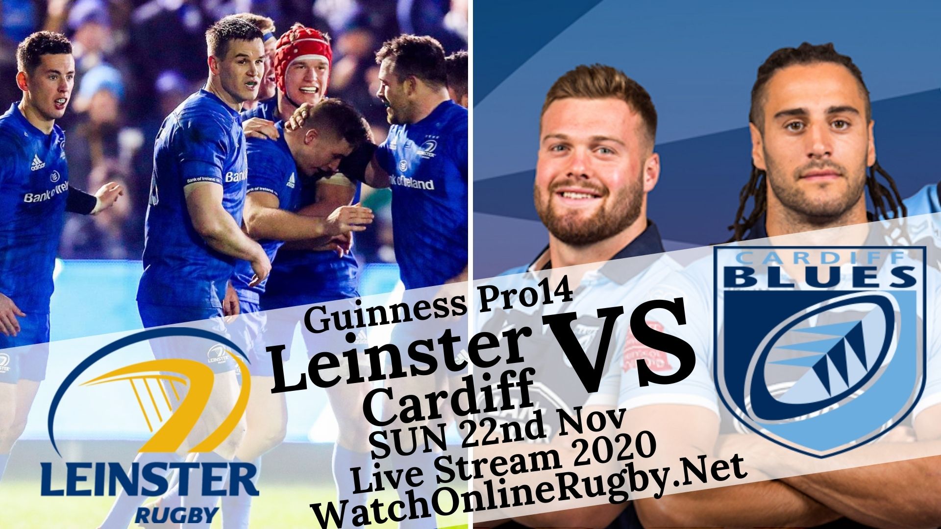 Leinster Vs Cardiff Blues Guinness PRO14 2020
