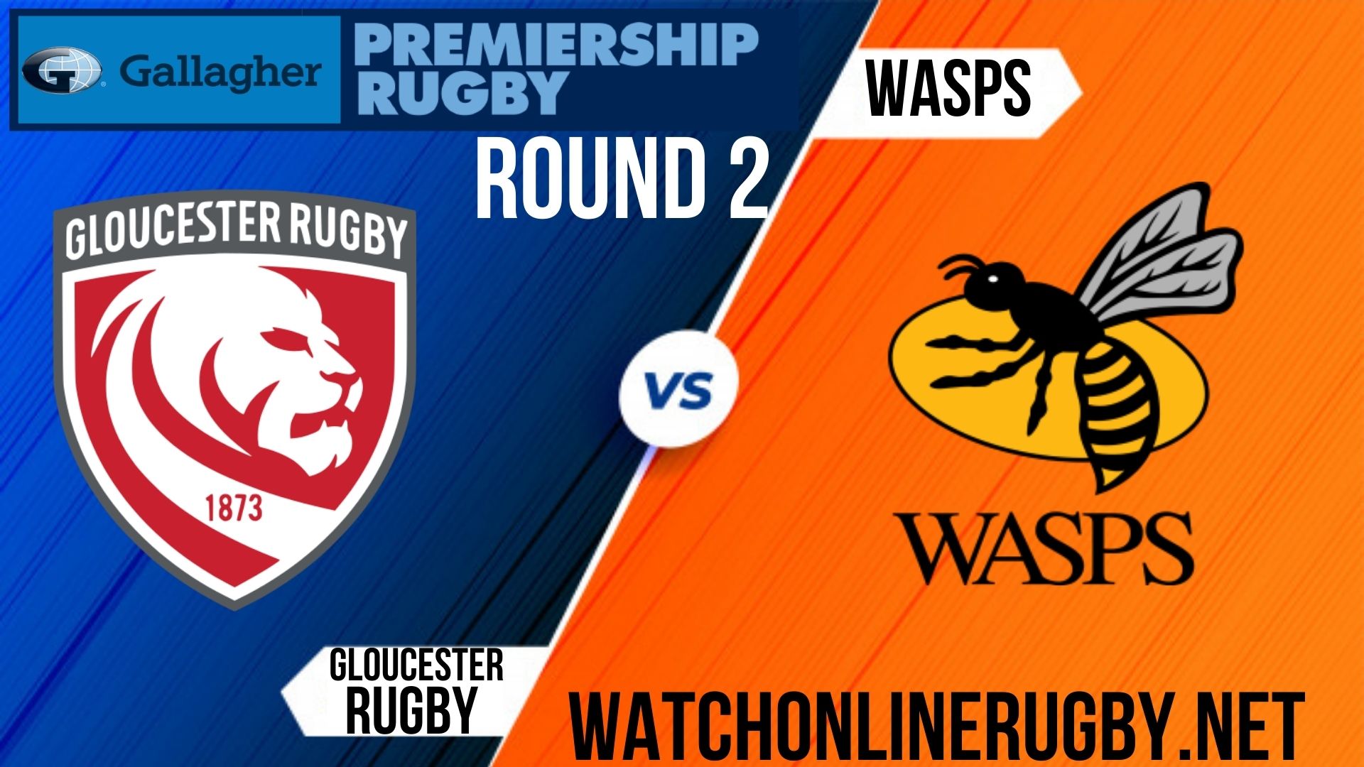 Gloucester Rugby vs Wasps Premiership Rugby 2020 RD 2