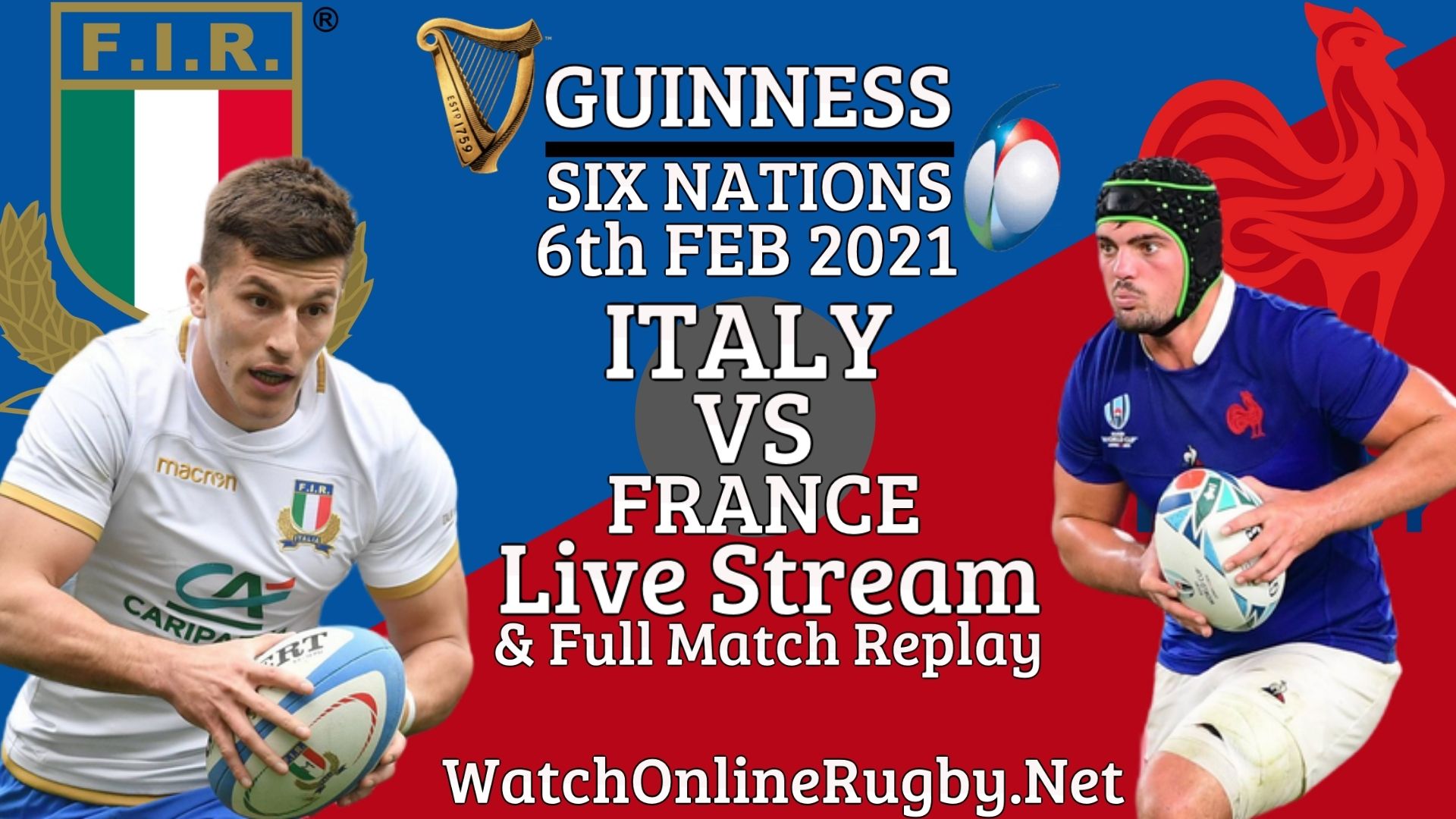 Italy vs France 2021 Live Stream RD 1 Six Nations Full Match Replay