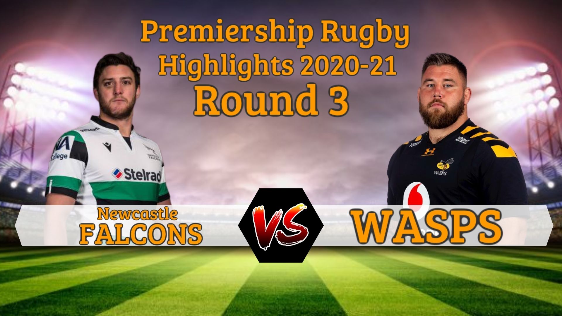 Wasps Vs Newcastle Falcons Premiership Rugby 2020 RD 3