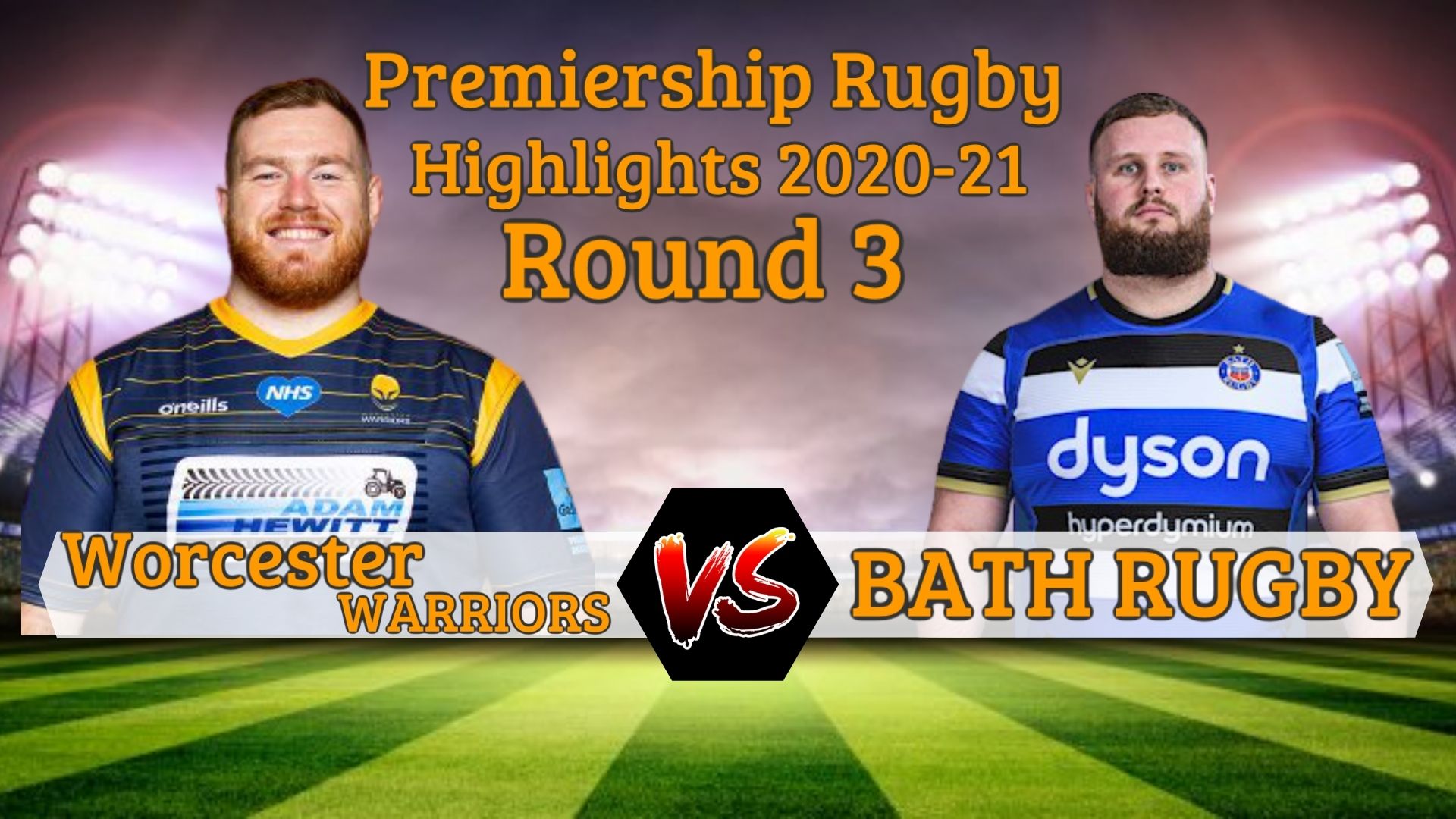 Worcester Warriors Vs Bath Rugby Premiership Rugby 2020 RD 3