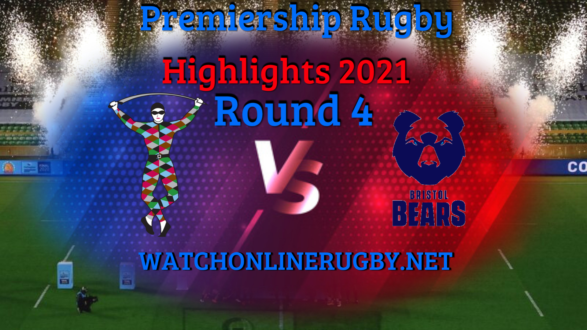Harlequins VS Bristol Bears Premiership Rugby 2020 RD 4