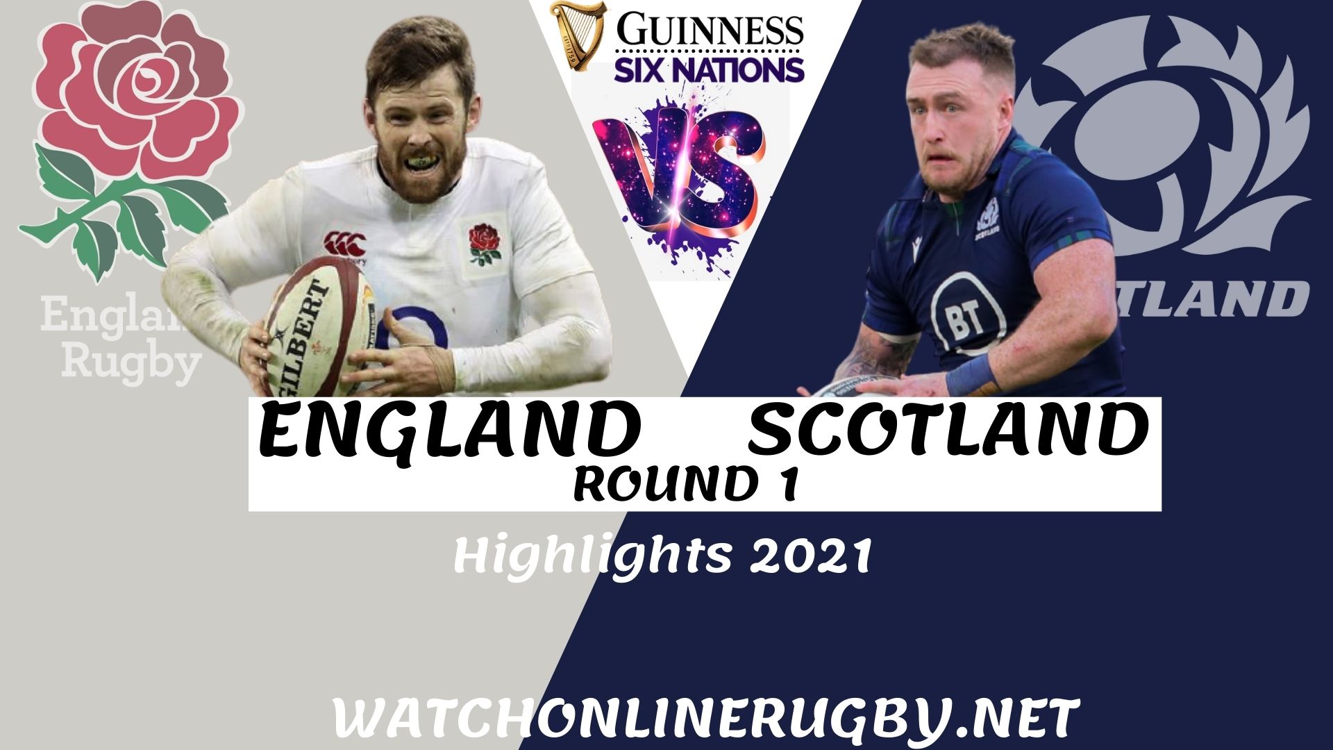 England Vs Scotland Six Nation Rugby 2021 RD 1