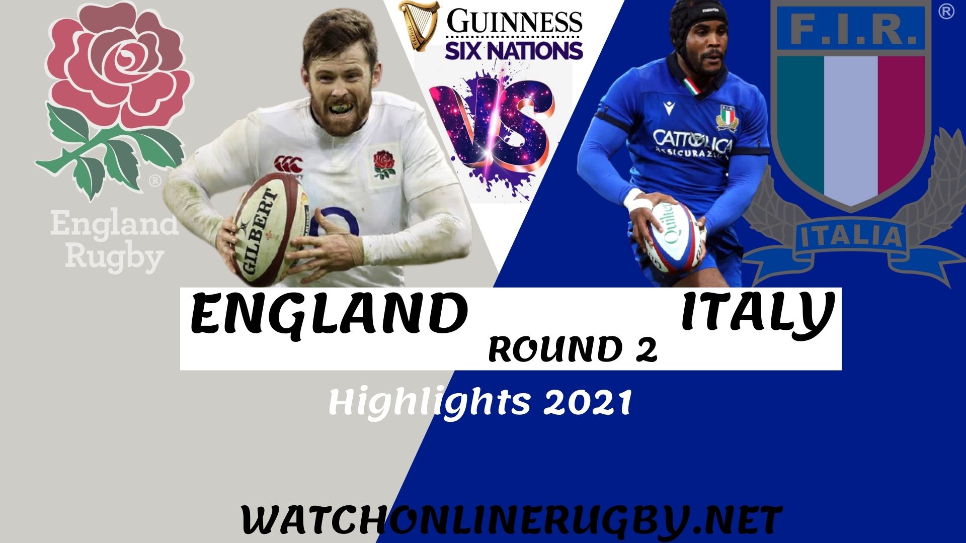 England Vs Italy Six Nation Rugby 2021 RD 2