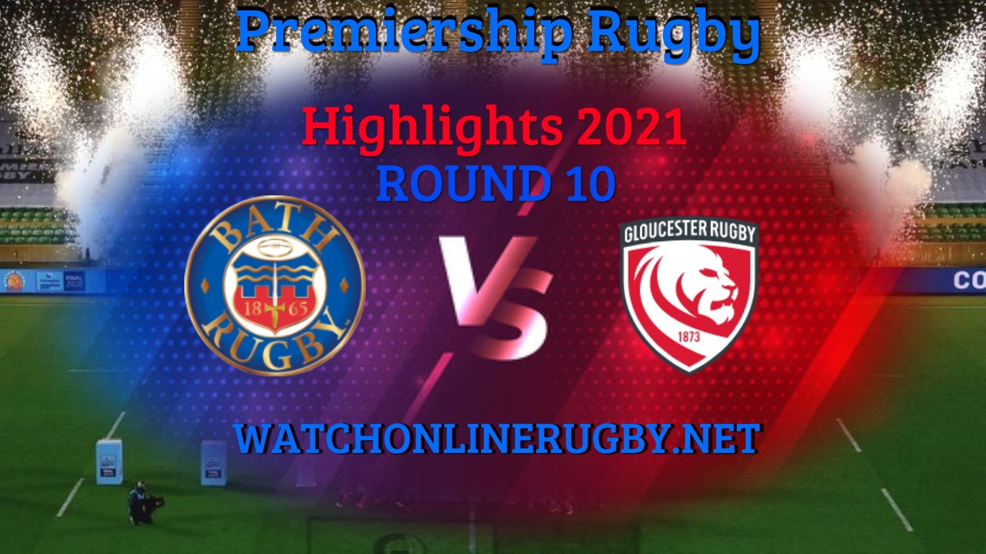 Bath Rugby Vs Gloucester Rugby Premiership Rugby 2021 RD 10