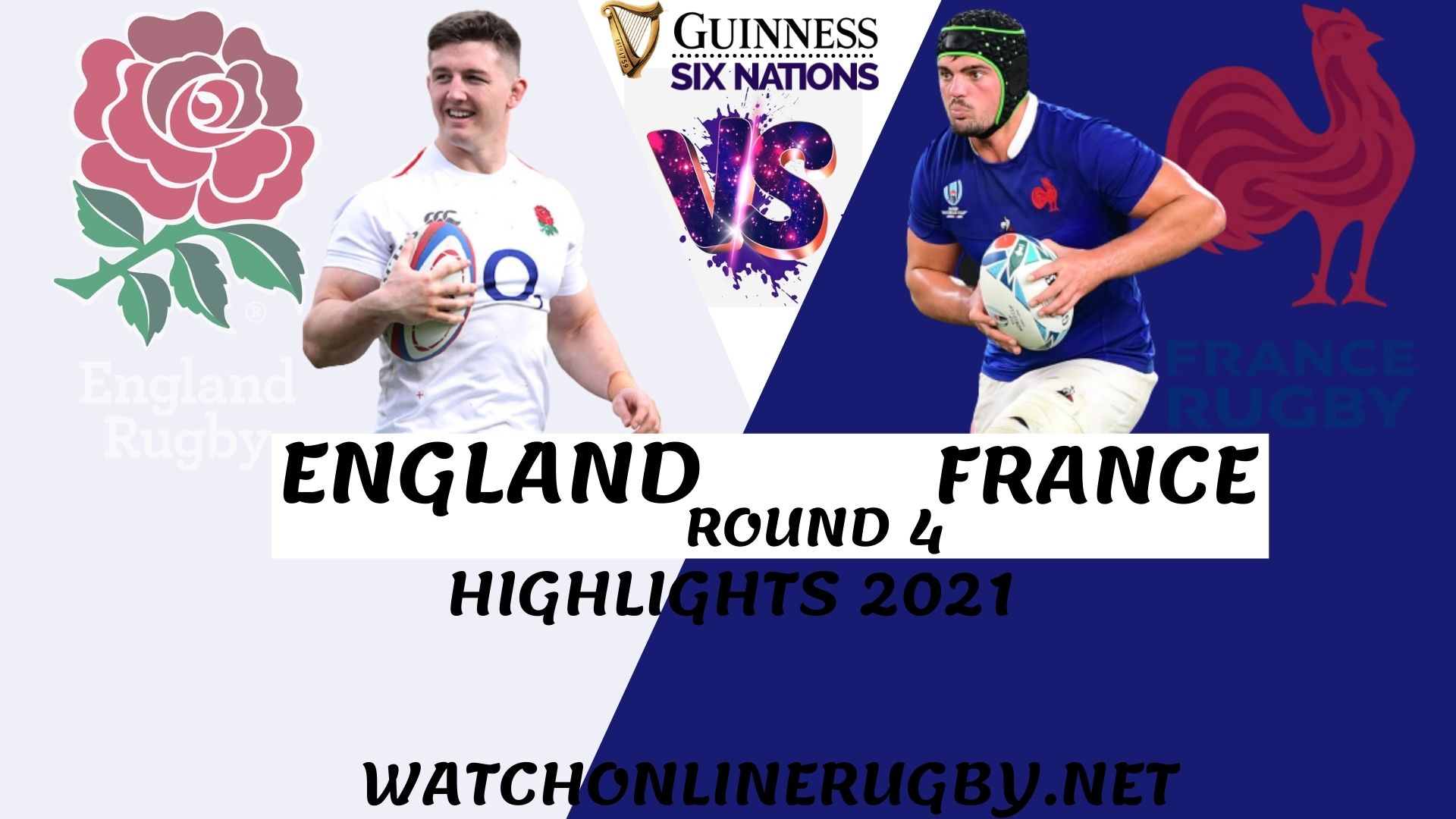 England Vs France Six Nation Rugby 2021 RD 4