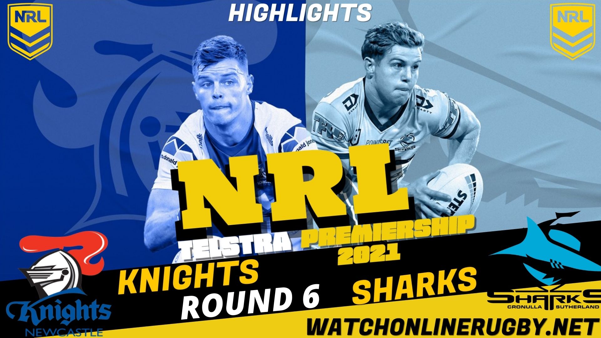 Knights Vs Sharks Highlights RD 6 NRL Rugby