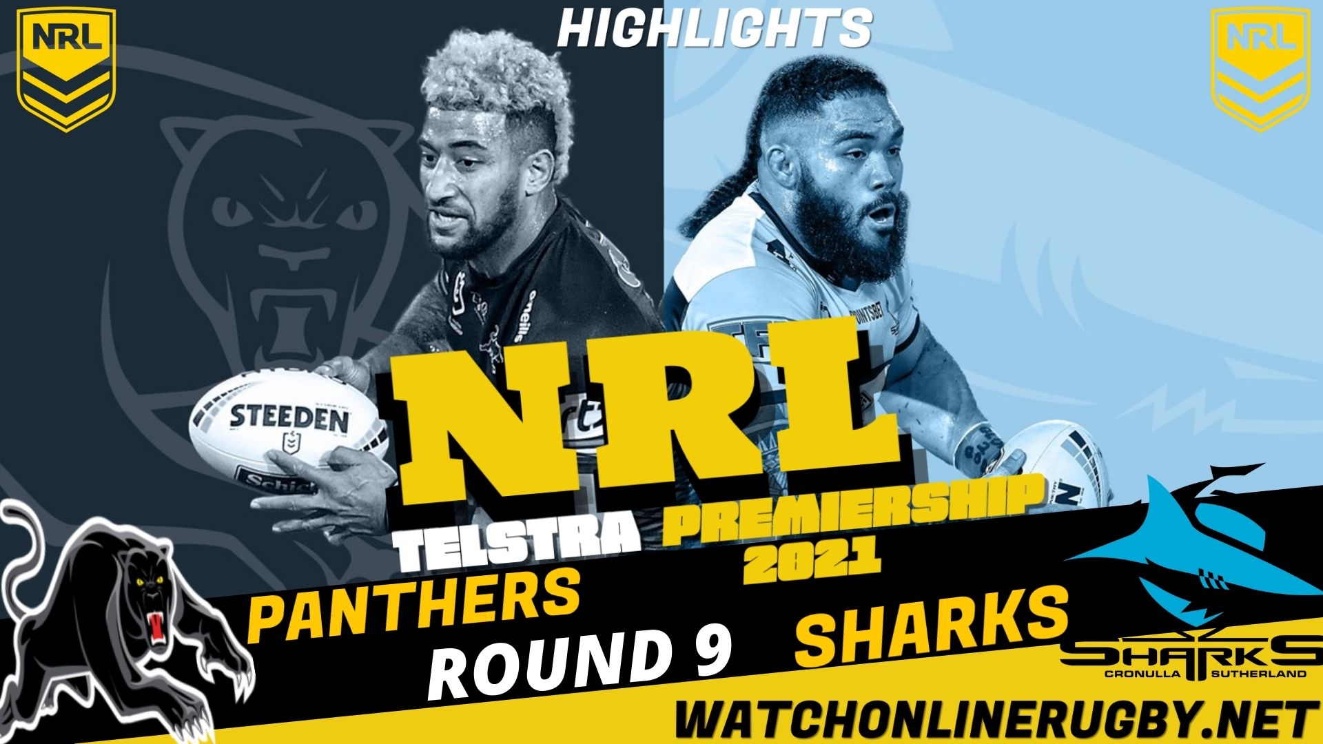 Panthers Vs Sharks Highlights RD 9 NRL Rugby