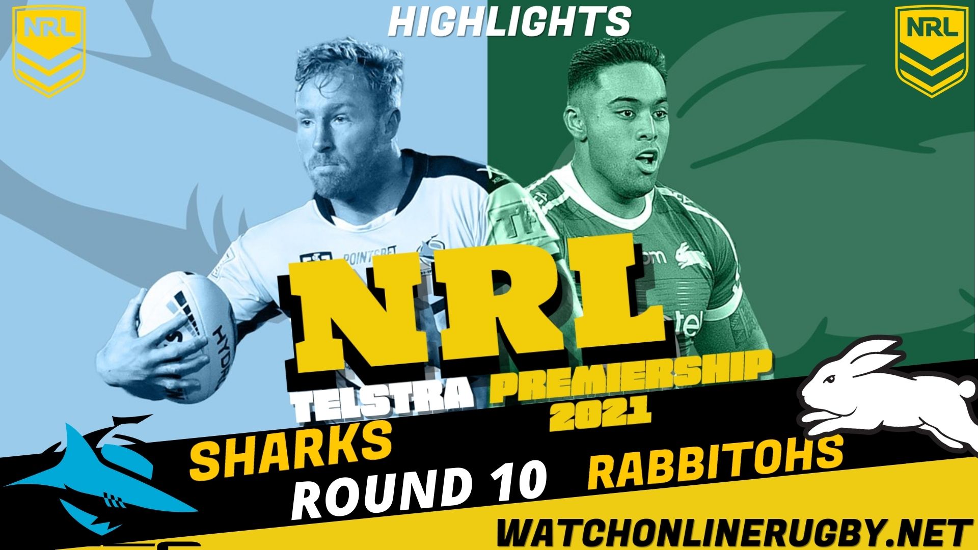Sharks Vs Rabbitohs Highlights RD 10 NRL Rugby