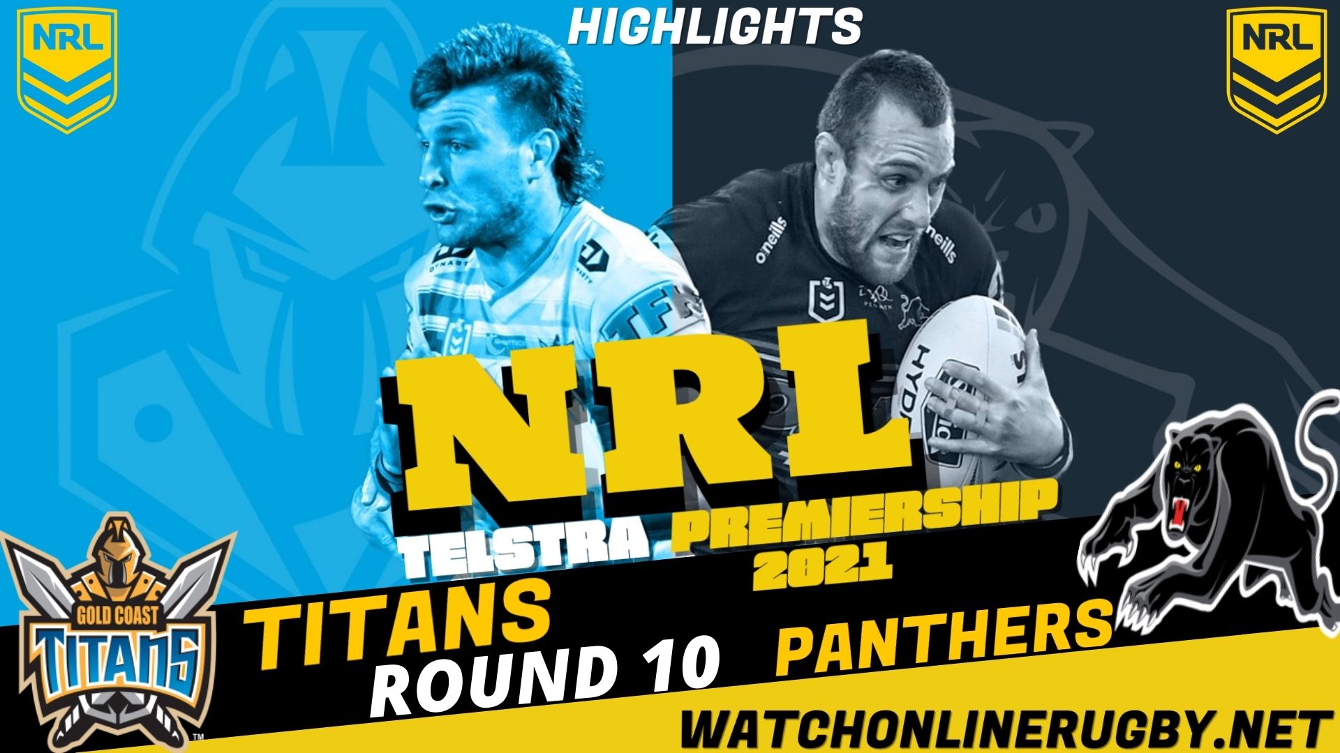 Titans Vs Panthers Highlights RD 10 NRL Rugby