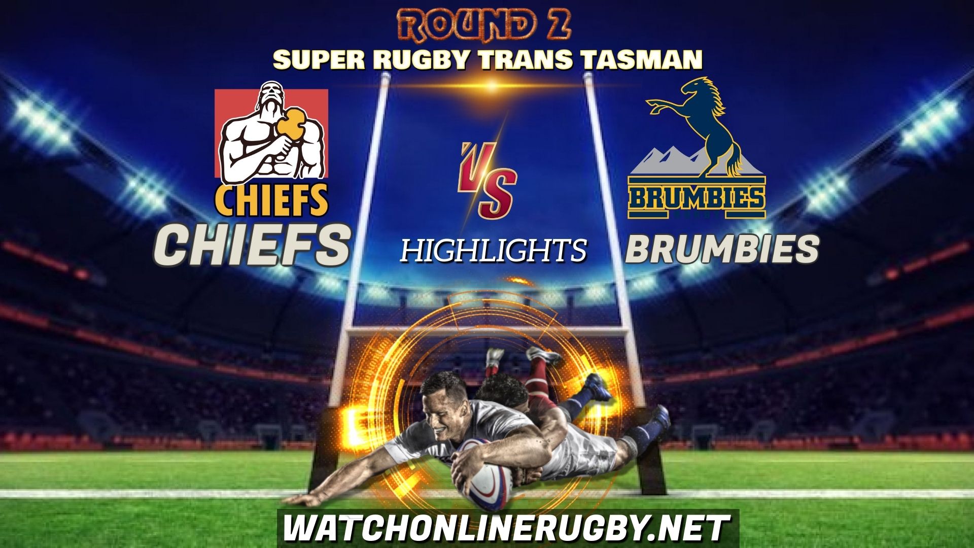 Chiefs Vs Brumbies Super Rugby Trans Tasman 2021 RD 2