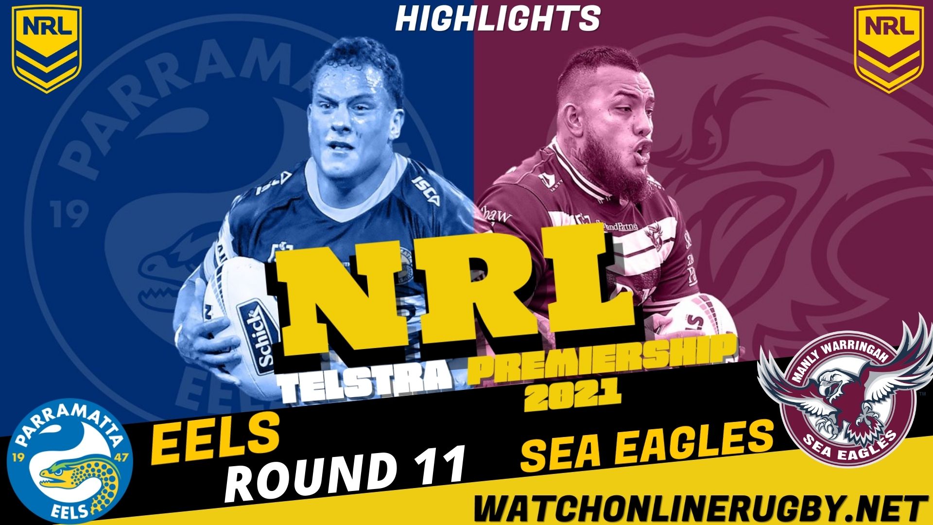 Eels Vs Sea Eagles Highlights RD 11 NRL Rugby