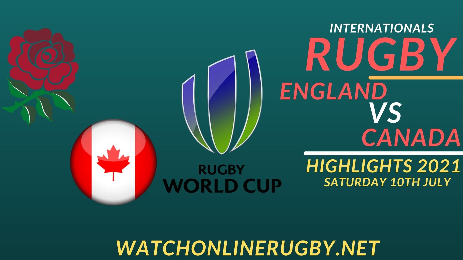England Vs Canada International Rugby 2021