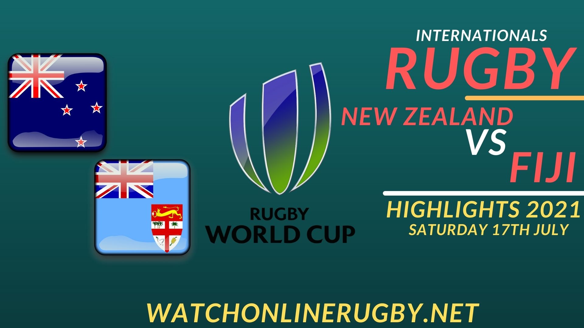 New Zealand Vs Fiji International Rugby 2021