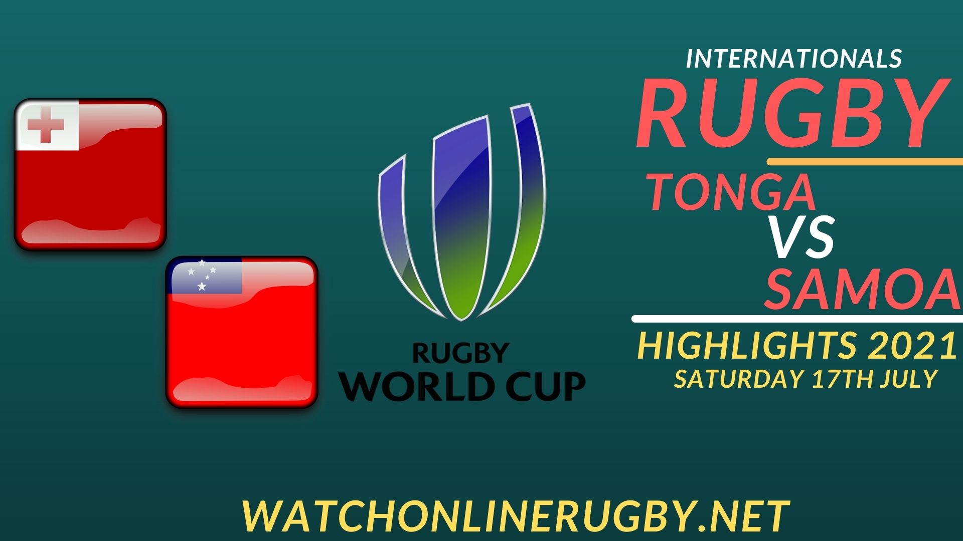 Tonga Vs Samoa International Rugby 2021