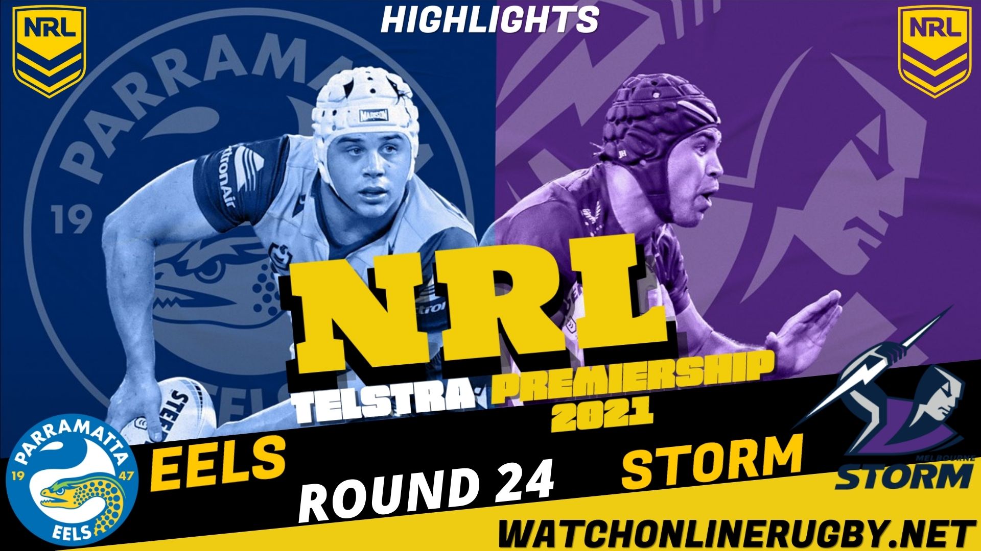 Storm Vs Eels Highlights RD 24 NRL Rugby