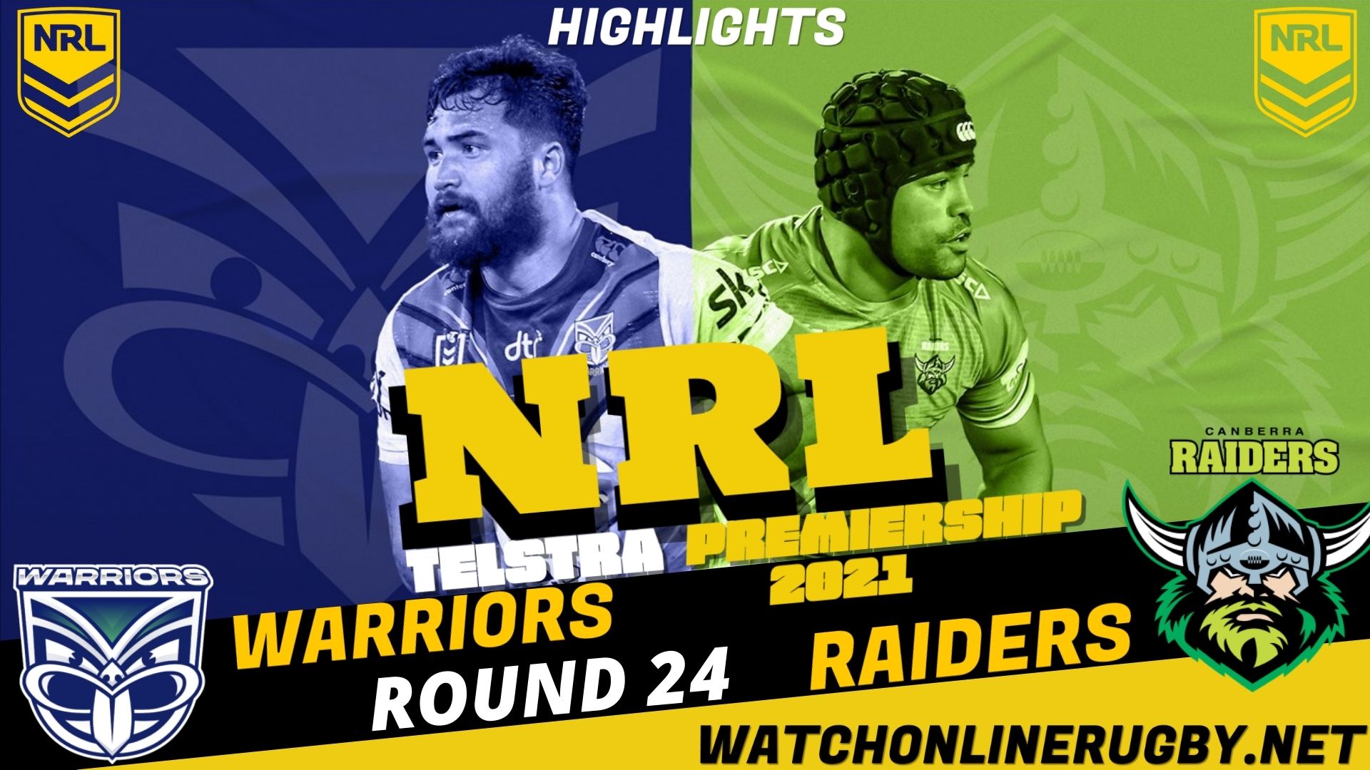 Warriors Vs Raiders Highlights RD 24 NRL Rugby