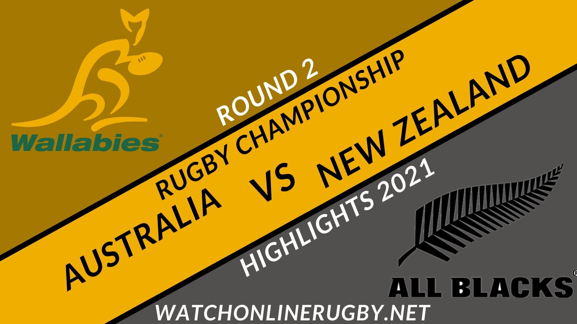 Australia Vs New Zealand Rugby Championship 2021 RD 2