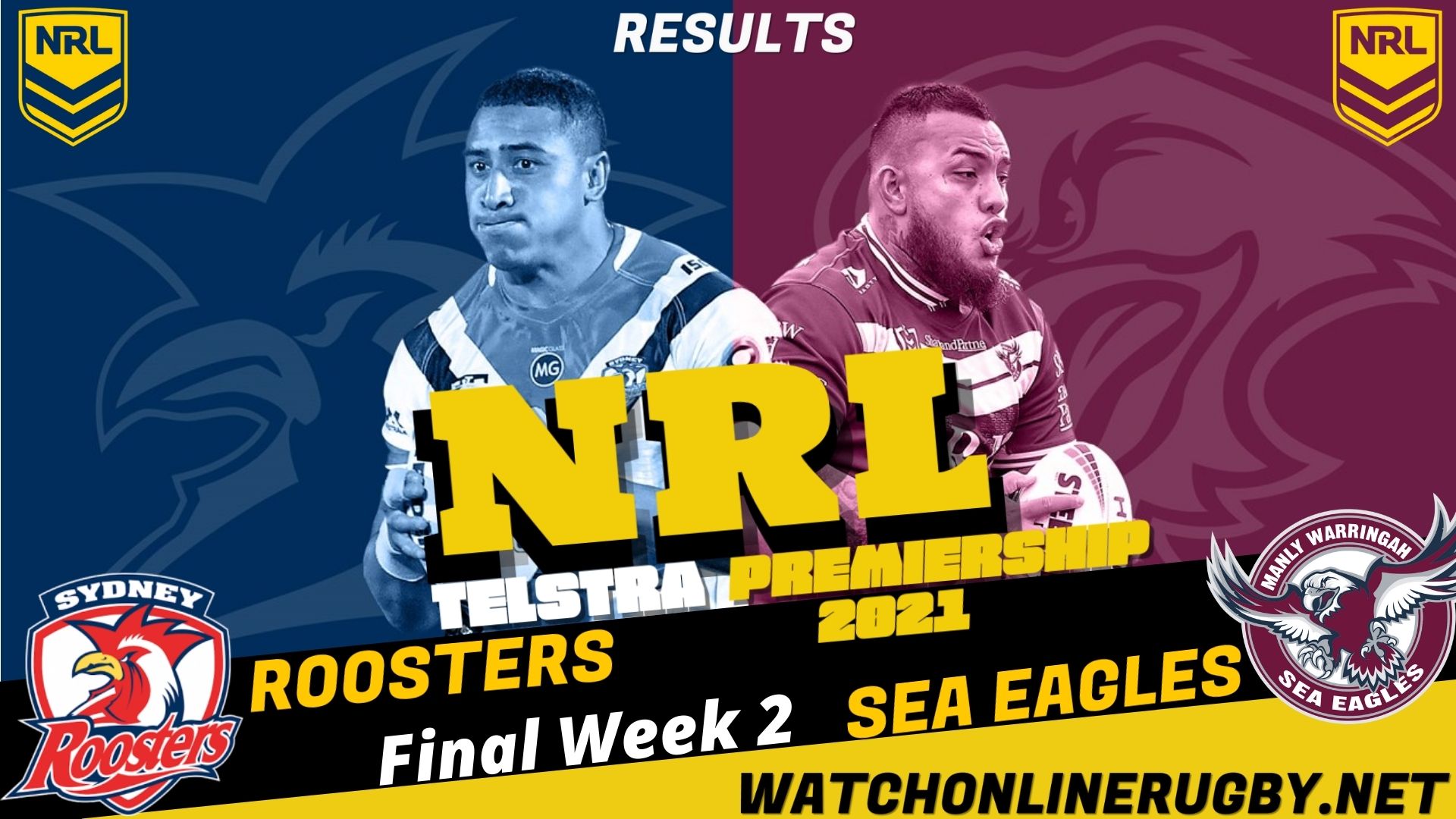 Sea Eagles Vs Roosters Highlights Final Week 2 NRL Rugby