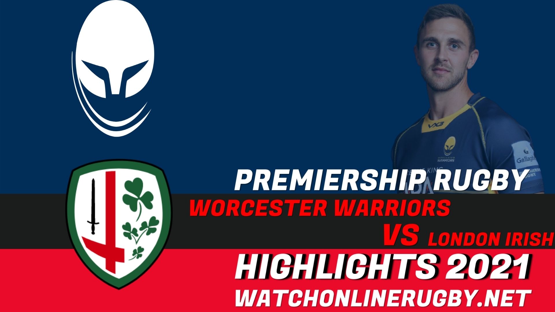 Worcester Warriors Vs London Irish Premiership Rugby 2021 RD 1