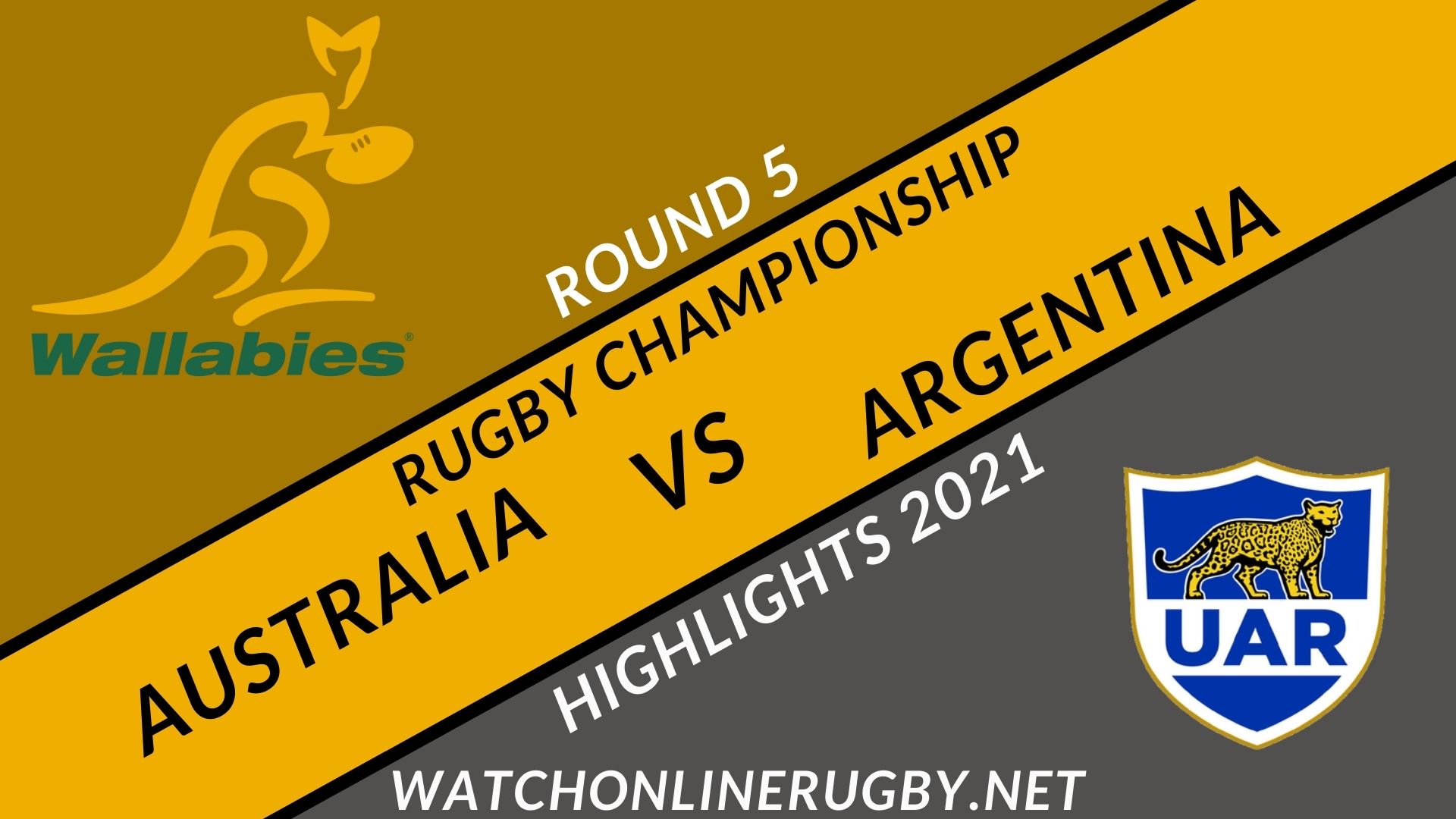 Australia Vs Argentina Rugby Championship 2021 RD 5