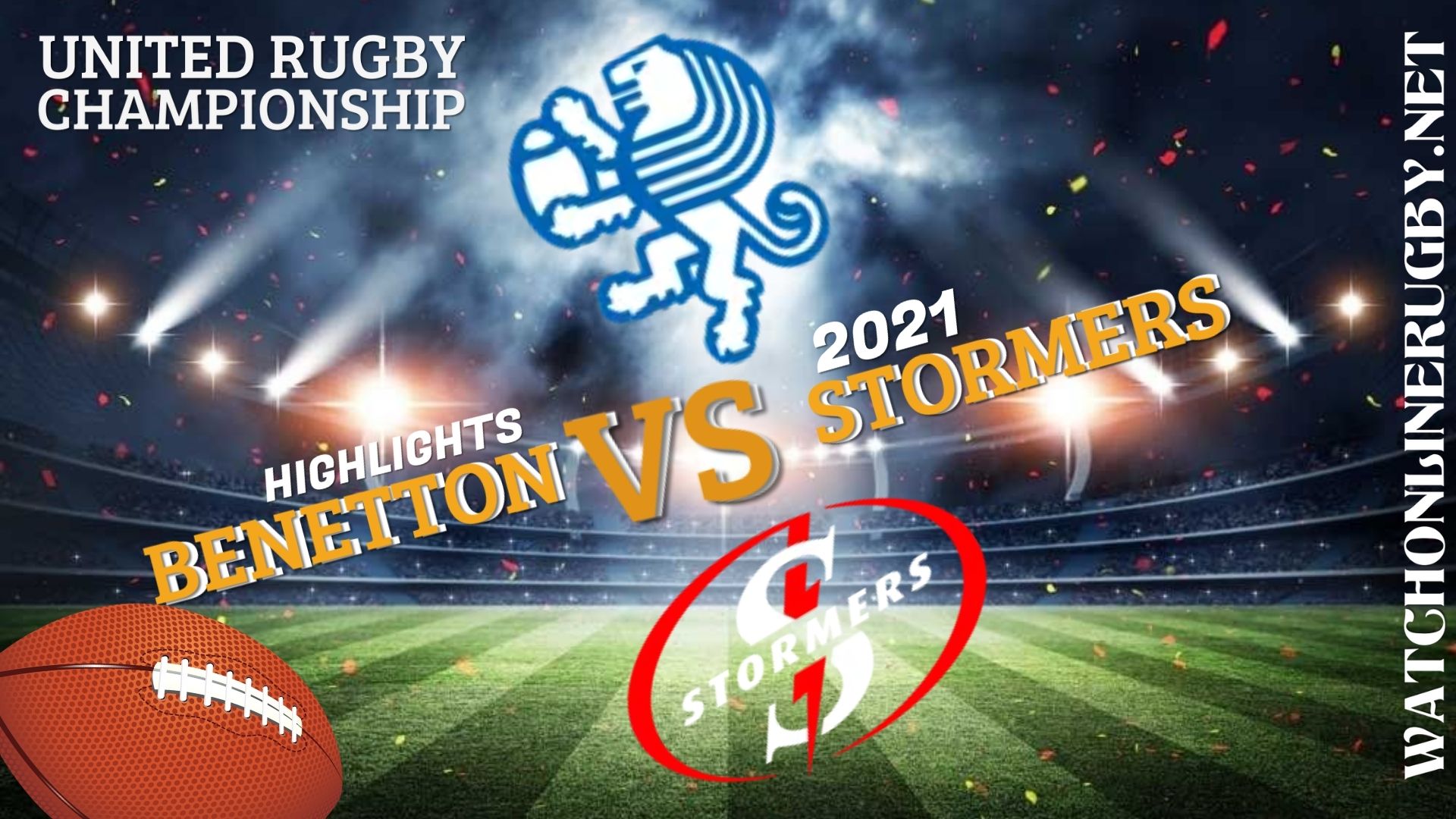 Benetton Vs Stormers United Rugby Championship 2021 RD 1