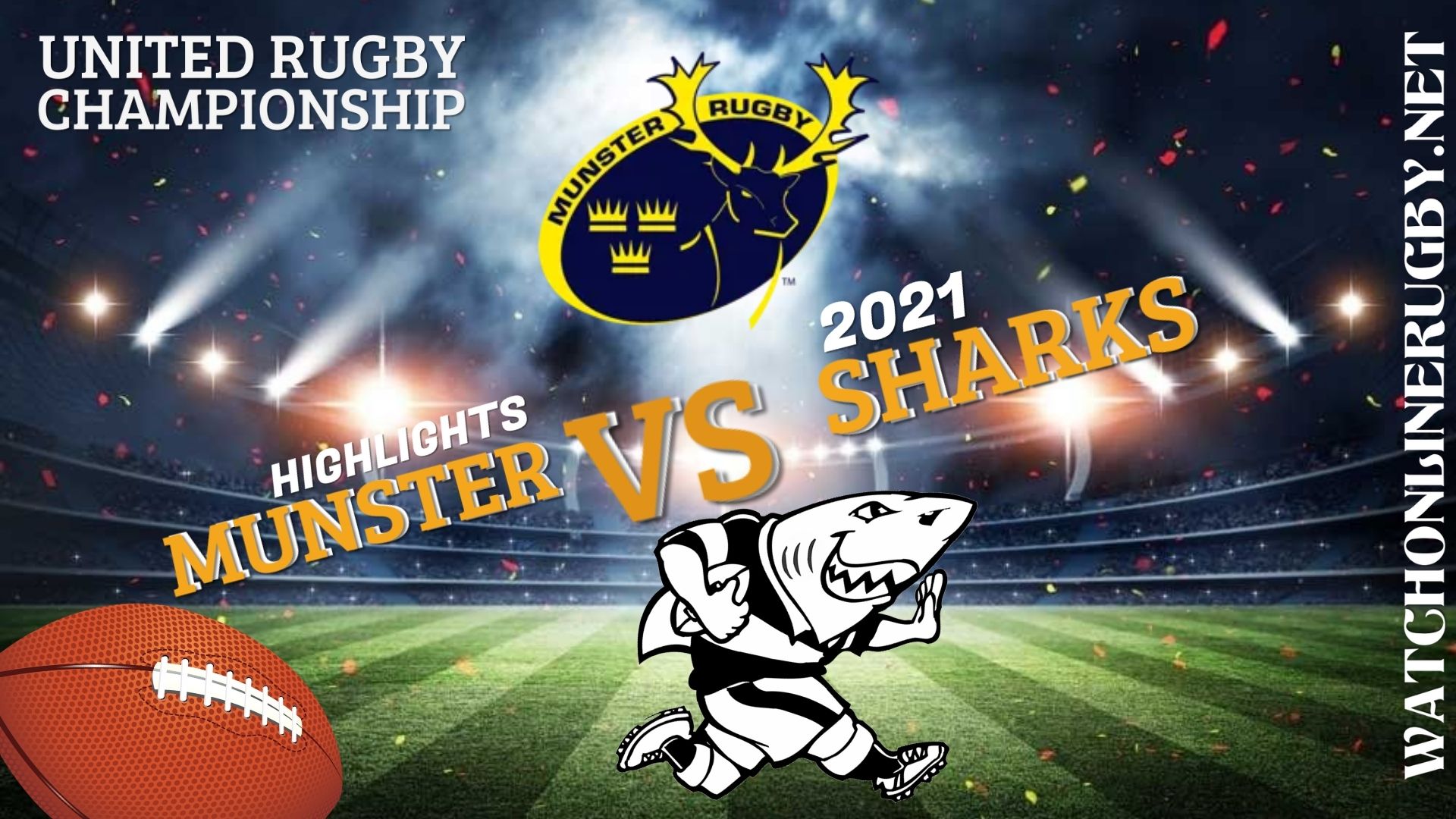 Munster Vs Sharks United Rugby Championship 2021 RD 1