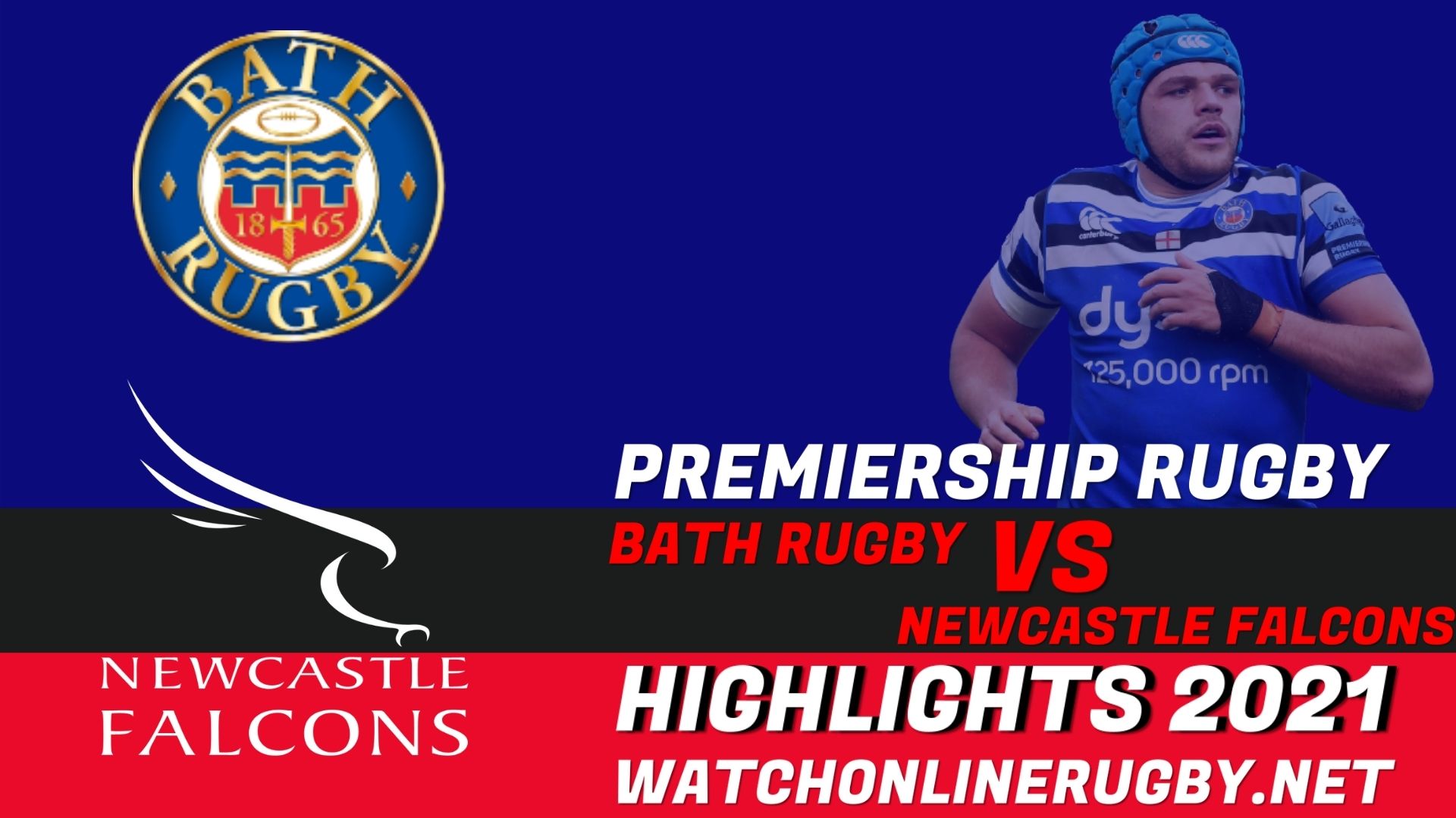 Bath Rugby Vs Newcastle Falcons Premiership Rugby 2021 RD 2